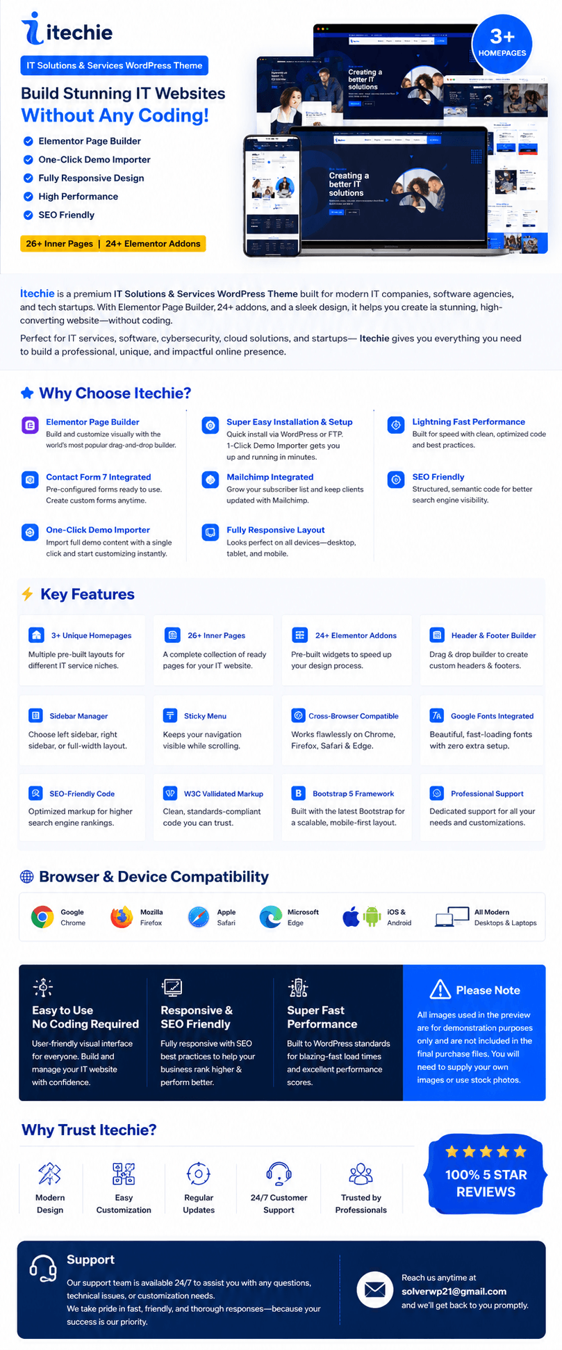Itechie - IT Solutions and Services WordPress Theme