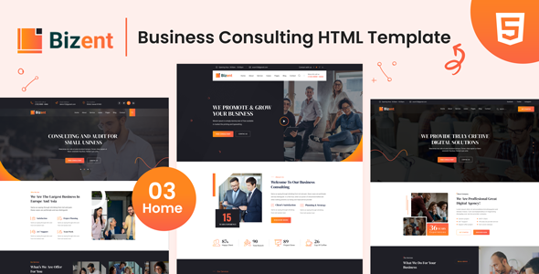 Bizent – Business Consulting HTML Template - SolverWP