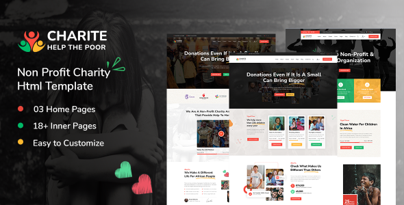 Charite – Non-Profit Charity HTML Template - SolverWP