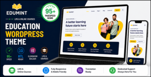 Edumint – LMS, Online Courses, Education WordPress Theme