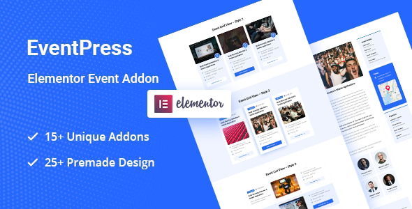 EventPress – Elementor Events Addon - SolverWP