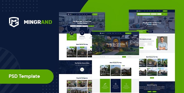 Mingrand – Real Estate PSD Template - SolverWP