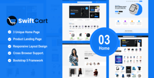 Multipurpose Ecommerce  HTML Template – SwiftCart