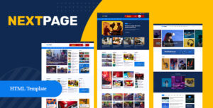 Nextpage – Newspaper,  Magazine , Food HTML Template
