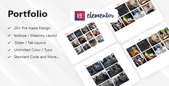 Portfolio Builder – Elementor Portfolio Addon - SolverWP