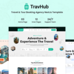 Travhub – Tour & Travel Booking NextJs Template - SolverWP