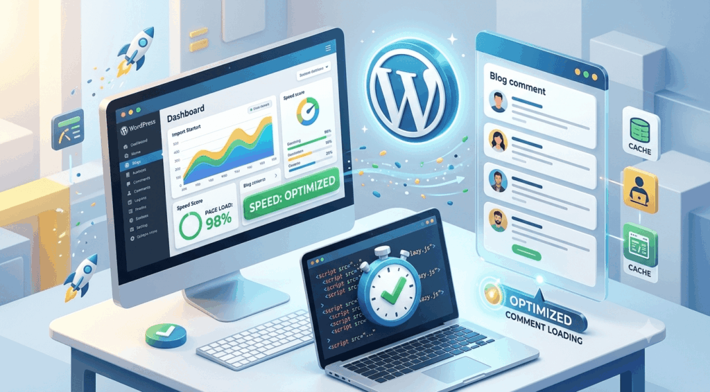 How to Speed Up a WordPress Website for Beginners