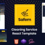 Safem -Cleaning Service React Template - SolverWP